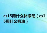 cs15用什么補漆筆（cs15用什么機油）