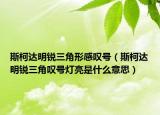 斯柯達明銳三角形感嘆號（斯柯達明銳三角嘆號燈亮是什么意思）