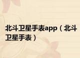 北斗衛(wèi)星手表app（北斗衛(wèi)星手表）