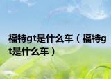 福特gt是什么車（福特gt是什么車）