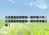 火龍果能和獼猴桃一起榨果汁嗎（火龍果能和獼猴桃一起吃嗎詳細介紹）