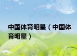 中國體育明星（中國體育明星）