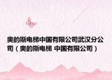 奧的斯電梯中國有限公司武漢分公司（奧的斯電梯 中國有限公司）