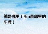 縝是哪里（浙n是哪里的車牌）