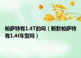 帕薩特有1.4T的嗎（新款帕薩特有1.4t車型嗎）