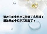 攝政王的小祖宗又撒野了完整版（攝政王的小祖宗又撒野了）