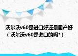 沃爾沃v60是進(jìn)口好還是國(guó)產(chǎn)好（沃爾沃v60是進(jìn)口的嗎?）