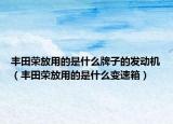 豐田榮放用的是什么牌子的發(fā)動機（豐田榮放用的是什么變速箱）