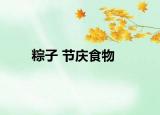粽子 節(jié)慶食物