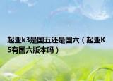 起亞k3是國(guó)五還是國(guó)六（起亞K5有國(guó)六版本嗎）