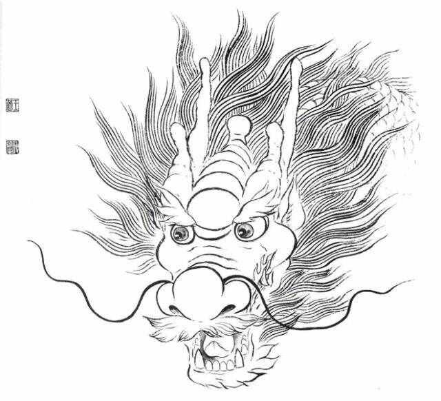 白描龍譜的畫法素材，搞創(chuàng)作，設(shè)計都用的到