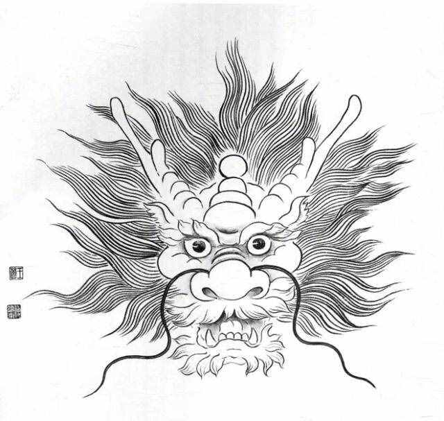 白描龍譜的畫法素材，搞創(chuàng)作，設(shè)計都用的到