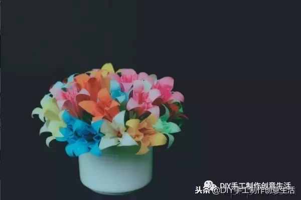 紙藝｜3款簡單折紙花教程