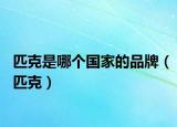 匹克是哪個國家的品牌（匹克）