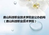 唐山科技職業(yè)技術(shù)學(xué)院是公辦的嗎（唐山科技職業(yè)技術(shù)學(xué)院）