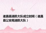 遂昌縣消防大隊成立時間（遂昌縣公安局消防大隊）