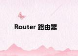 Router 路由器