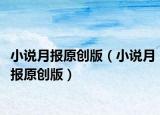小說(shuō)月報(bào)原創(chuàng)版（小說(shuō)月報(bào)原創(chuàng)版）