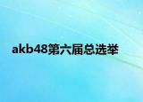 akb48第六屆總選舉