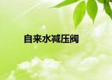 自來(lái)水減壓閥
