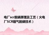 電廠scr脫硝原理及工藝（火電廠SCR煙氣脫硝技術）