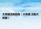 大悅城沈陽(yáng)拍照（大悅城 沈陽(yáng)大悅城）