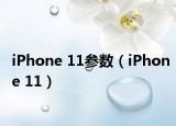 iPhone 11參數(shù)（iPhone 11）