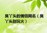 臭丫頭的情侶網(wǎng)名（臭丫頭別玩火）