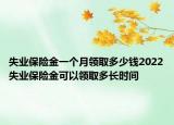 失業(yè)保險(xiǎn)金一個(gè)月領(lǐng)取多少錢2022失業(yè)保險(xiǎn)金可以領(lǐng)取多長(zhǎng)時(shí)間