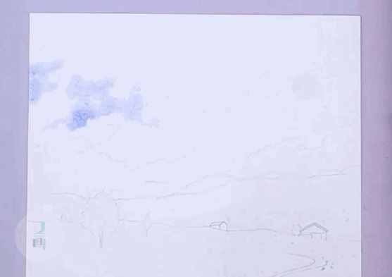 水彩保姆級(jí)教程又又又來(lái)了~夏天來(lái)了，一起去寫(xiě)生吧