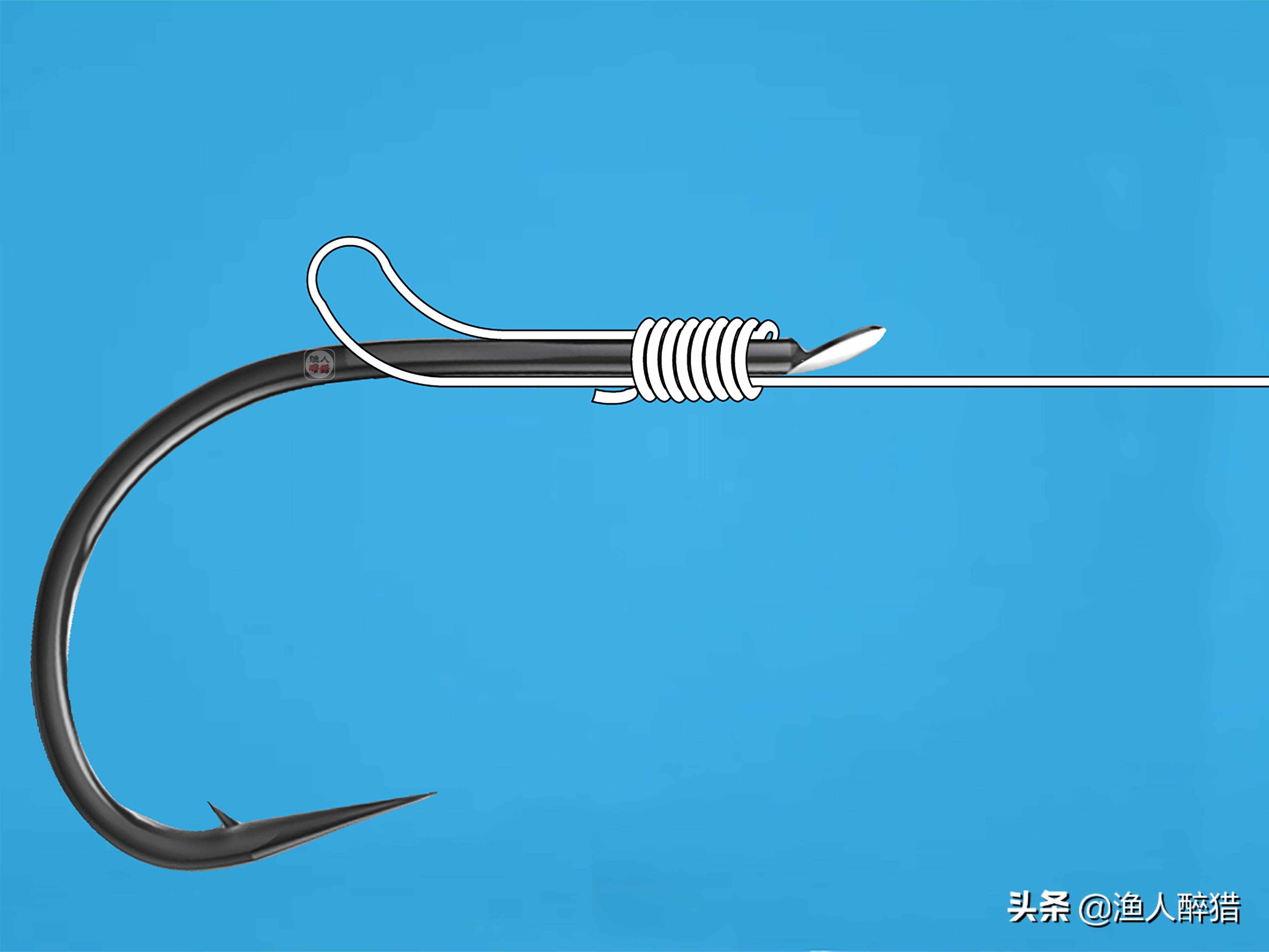 釣魚的多種綁鉤方法（1），高清圖解通俗易懂