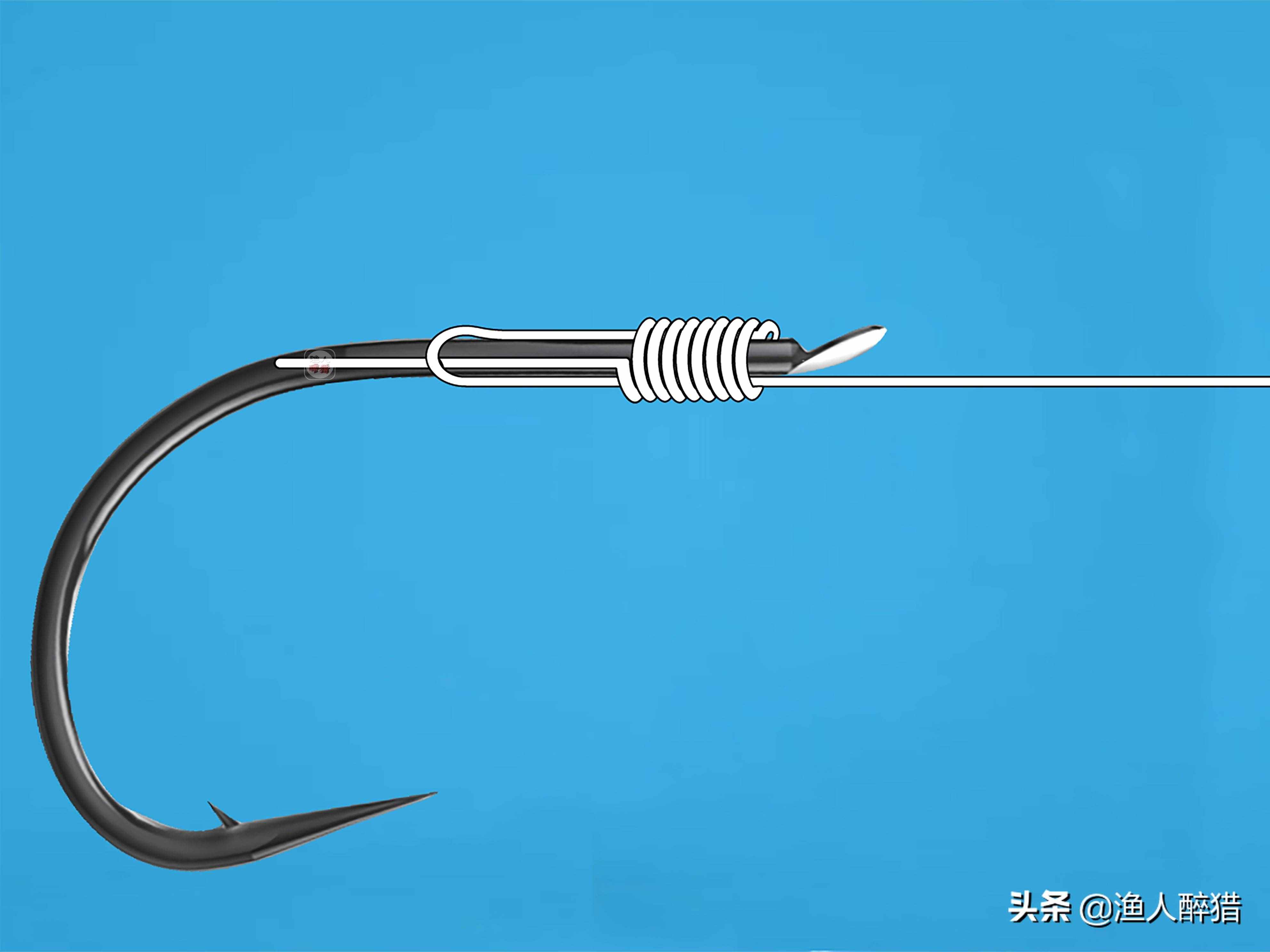 釣魚的多種綁鉤方法（1），高清圖解通俗易懂