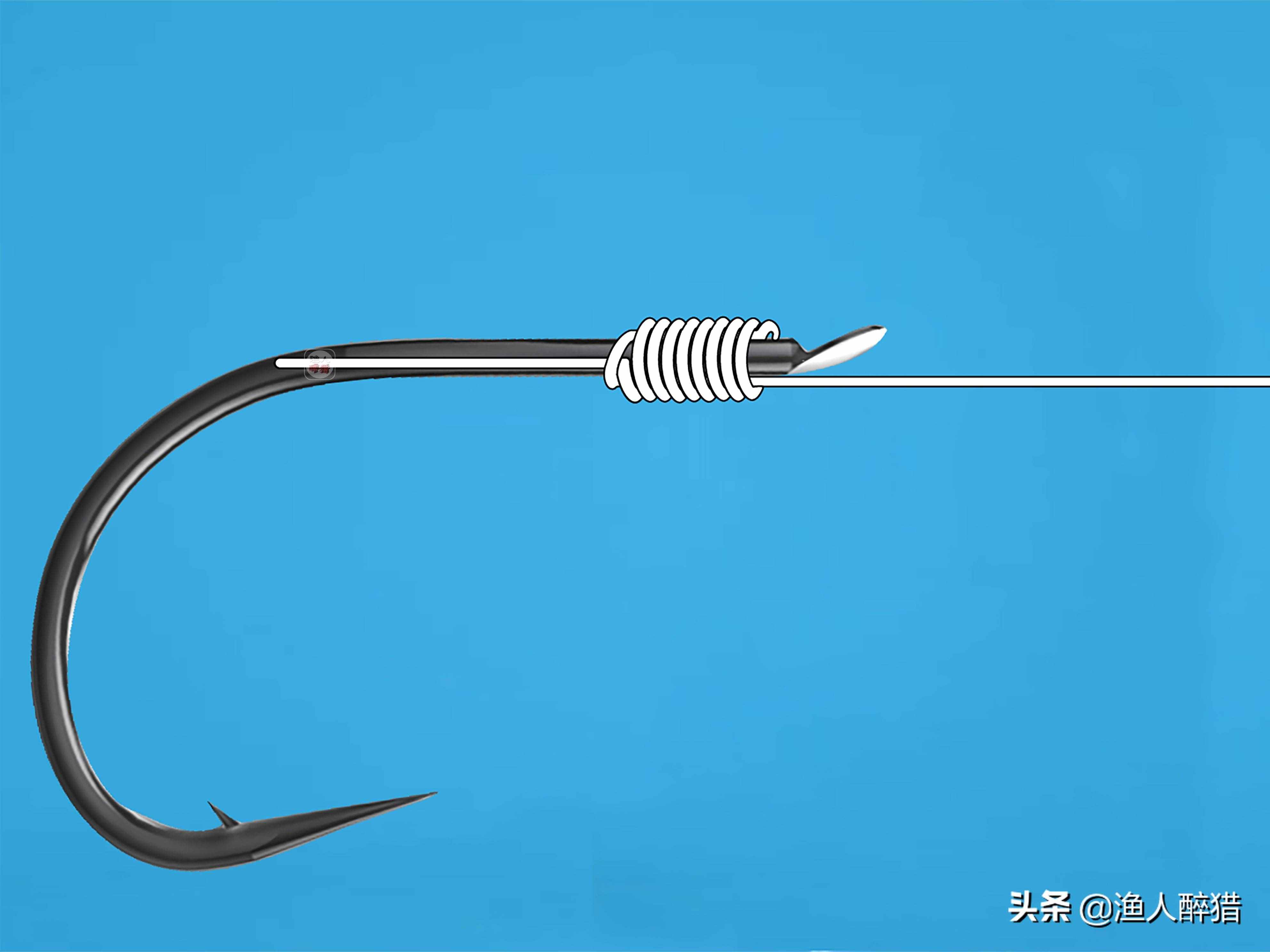 釣魚的多種綁鉤方法（1），高清圖解通俗易懂