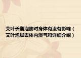 艾葉長期泡腳對身體有沒有影響（艾葉泡腳去體內(nèi)濕氣嗎詳細(xì)介紹）