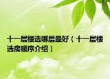 十一層樓選哪層最好（十一層樓選房順序介紹）