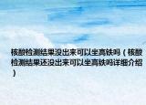 核酸檢測結(jié)果沒出來可以坐高鐵嗎（核酸檢測結(jié)果還沒出來可以坐高鐵嗎詳細(xì)介紹）