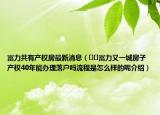 富力共有產(chǎn)權(quán)房最新消息（??富力又一城房子產(chǎn)權(quán)40年能辦理落戶嗎流程是怎么樣的呢介紹）