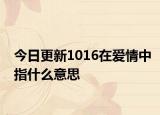 今日更新1016在愛情中指什么意思