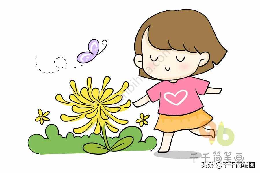 秋天主題簡筆畫，拿起畫筆一起來畫秋天