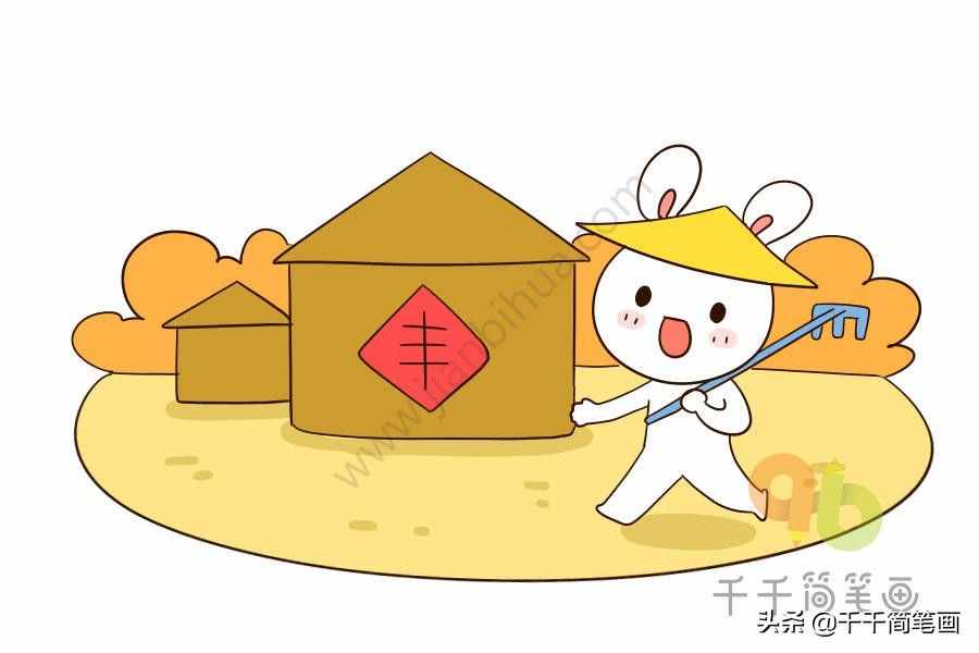 秋天主題簡筆畫，拿起畫筆一起來畫秋天
