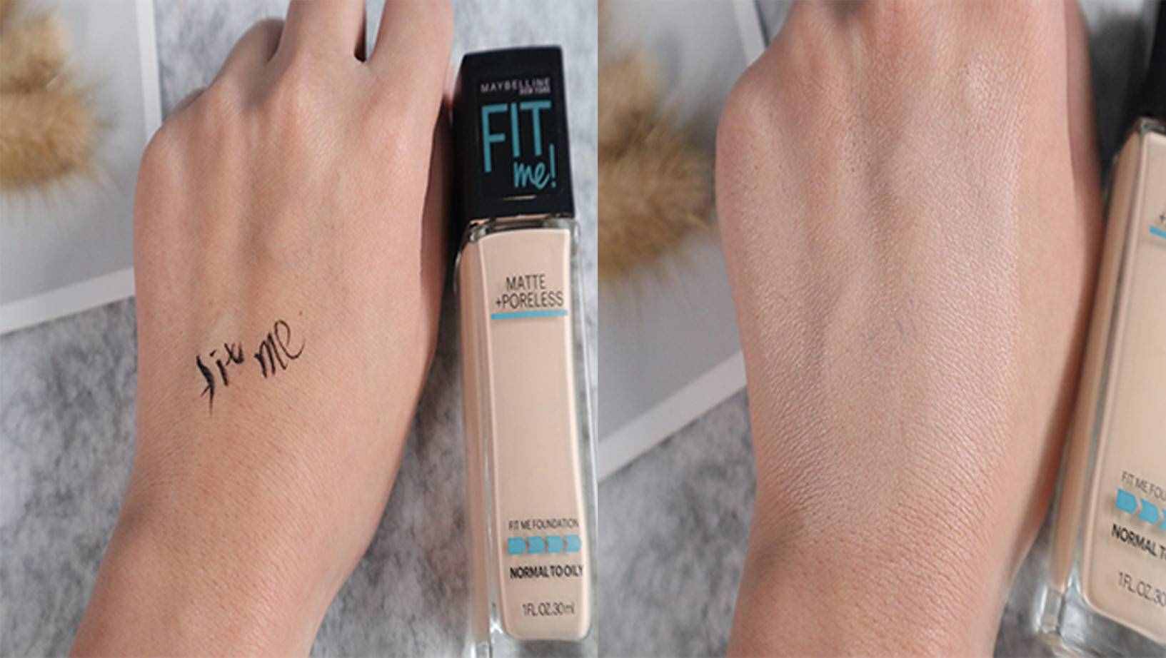 網(wǎng)紅粉底液fit me12小時(shí)帶妝實(shí)測，持妝度雖好這點(diǎn)卻很差？