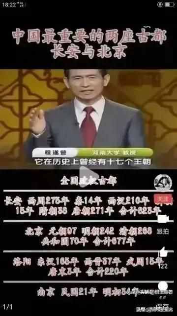西安為四大古都之首，北京、洛陽、南京歷史地位如何排名？