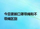 今日更新口罩帶閥和不帶閥區(qū)別