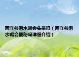 西洋參泡水喝會頭暈嗎（西洋參泡水喝會便秘嗎詳細介紹）