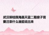 武漢碧桂園海昌天藍(lán)二期房子需要注意什么誰(shuí)能說(shuō)出來(lái)