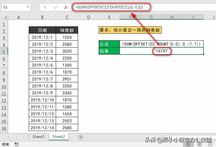 從基礎到進階的OFFSET函數(shù)教程，真沒有你想的那么難