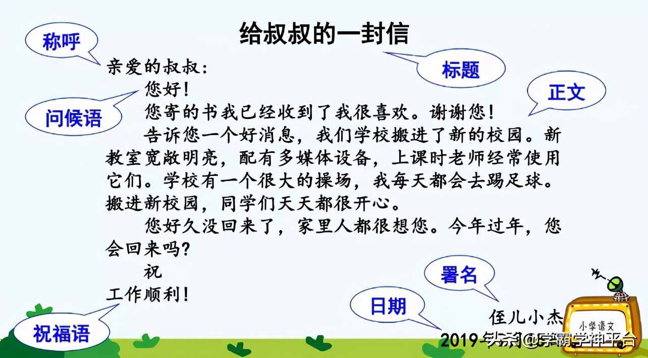 寫信格式指導(dǎo)及范文，篇篇有老師評(píng)語(yǔ)