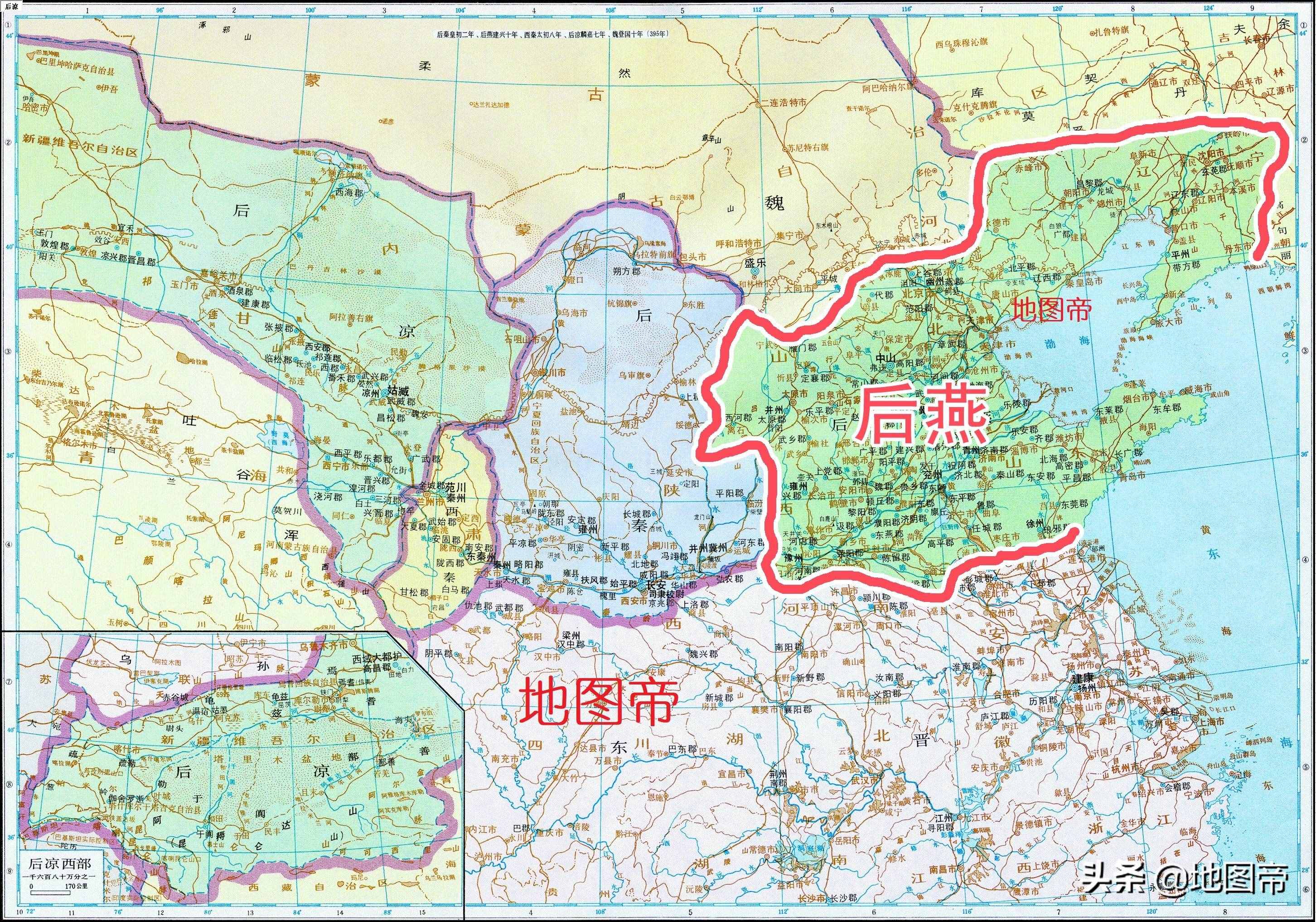 慕容復(fù)要復(fù)興的燕國(guó)，歷史上在哪？