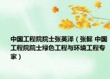 中國工程院院士張英澤（張懿 中國工程院院士綠色工程與環(huán)境工程專家）