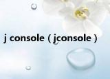 j console（jconsole）